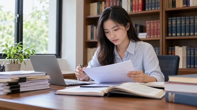 Ảnh minh họa AI: thông tư, góc thao tác thực tế