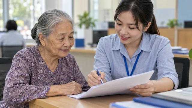 Ảnh minh họa AI: hỗ trợ người cao tuổi, góc chi tiết công cụ