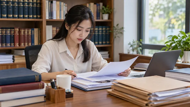 Ảnh minh họa AI: văn bản hợp nhất, góc không gian xử lý