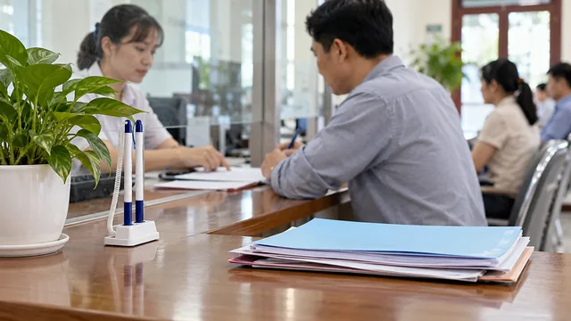 Ảnh minh họa AI: tổ chức chính quyền, góc chi tiết công cụ