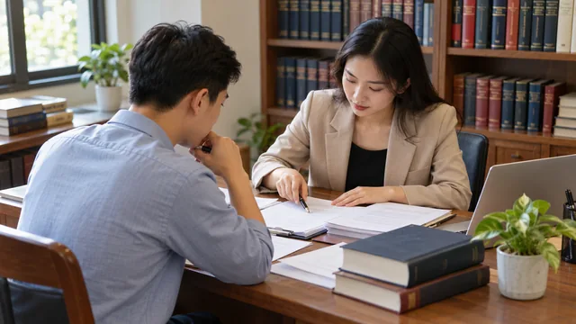 Ảnh minh họa AI: điều khoản chuyển tiếp, góc không gian xử lý