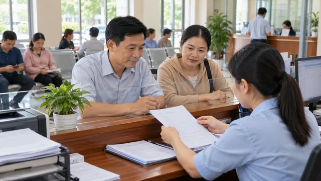 Ảnh minh họa AI: tổ chức chính quyền, góc không gian xử lý