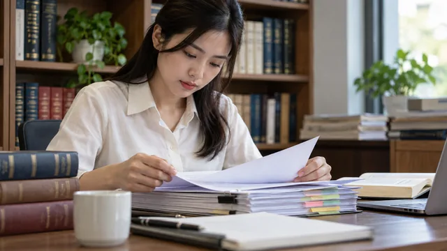 Ảnh minh họa AI: văn bản hợp nhất, góc chi tiết công cụ